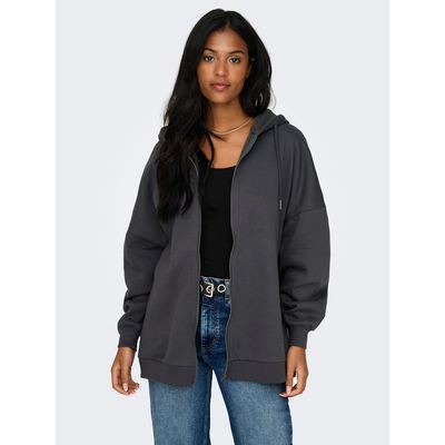 OVERSIZE ZIP HOOD SWEATSHIRT