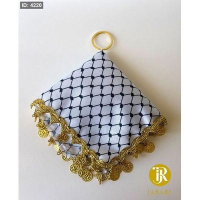 مناديل قماش كوفية مع ميدالة ( 12 قطعة )