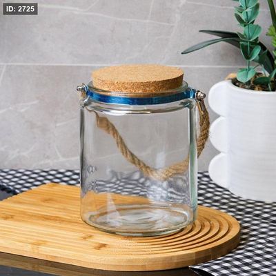 مطربان زجاج 15*17 سم مدور يد حبل