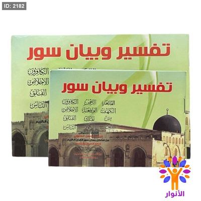 كتيب تفسير وبيان ست سور الاقصى
