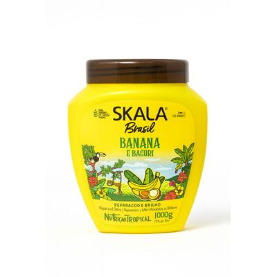 كريم SKALA Brasil Banana e Bacuri – 2×1 (ماسك + كريم تسريح) – 1000 جم