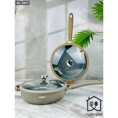 طنجرة / مقلى عميقة لزيت مع يد طويلة maestro 28CM
