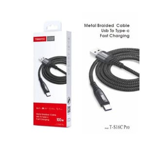 TRANYOO (T-S16C PRO) 2M 6A 100W USB Type C Cable Fast