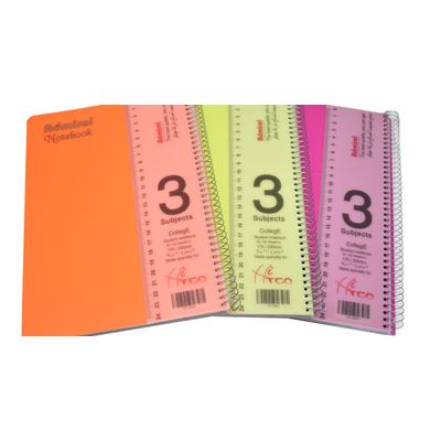 B5 دفتر سلك أدميرال 3 موضوع مقاس وسط
