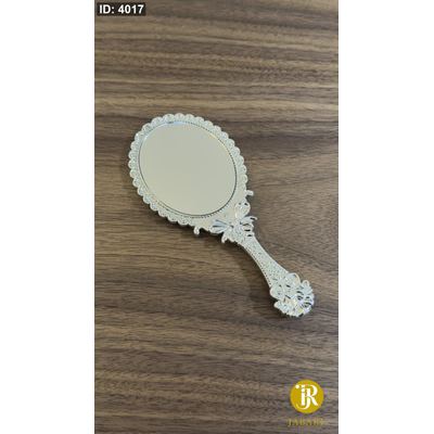 مرآه بلاستيك فضي ( 20*9 cm ) ( قابلة للطي )