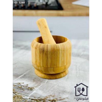 مدق ثومة خشب بامبو