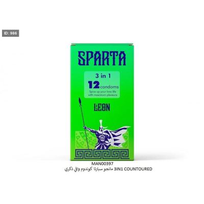 سبارتا كوندوم واقي ذكري 3IN1 COUNTOURED