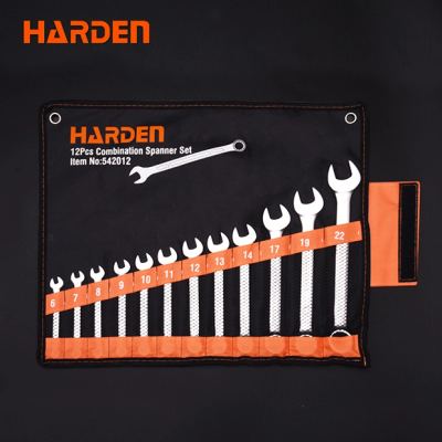 HARDEN 542012 Spanner Set-طقم شق رنج 12 قطعة