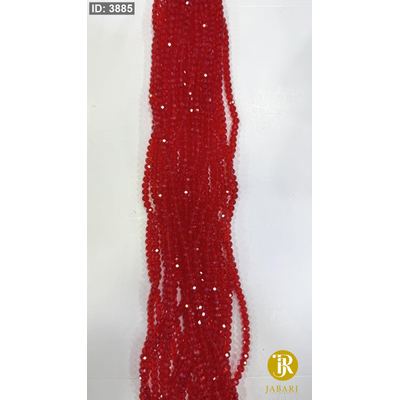 خرز كرستال زجاج سداسي ( 6 ملم )