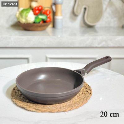 مقلى جرانيت 20سم سكب بني BROWN بيد ++B