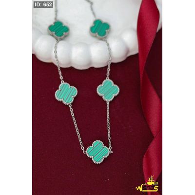سنسال فان كليف اخضر وفضي