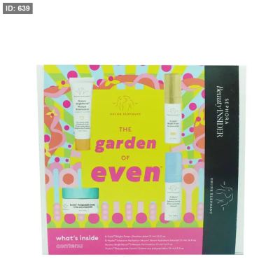 بكج سيفورا للعنايةبالبشرة-Drunk Elephant The Garden of Even Set - B-Goldi, B-Hydra, Brightfacial, Protini