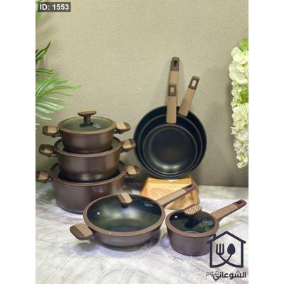 طقم طناجر 13 قطعة LV