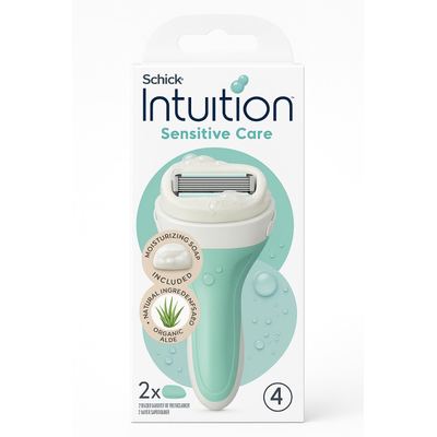 شفرات Schick Intuition للعناية بالبشرة الحساسة