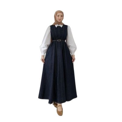 فستان جينز مع قميص 835