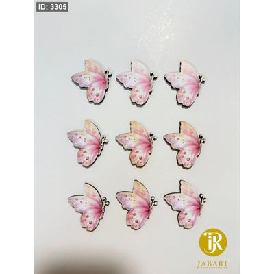 ثيمات خشبية طباعة UV (3.7 سم) ~ 10 قطع ~