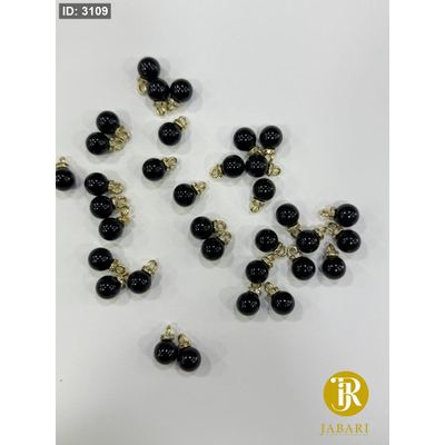 قطع لولو كرة مع علاقة كرستال ذهبي ( 50 قطعة )