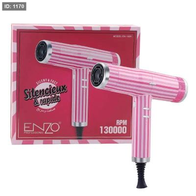 ENZO EN-1801 High-Speed Hair Dryer 130,000 RPM AC Motor with Negative Ion Technology-مجفف الشعر ENZO EN-1801 عالي السرعة