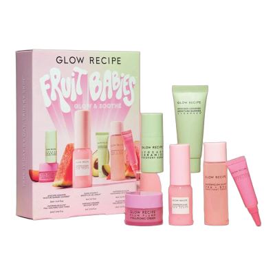 Glow Recipe – Fruit Babies Glow & Soothe Skincare Kit : مجموعة جلو ريسبي فروت بيبيز للعناية وترطيب وتهدئة البشرة
