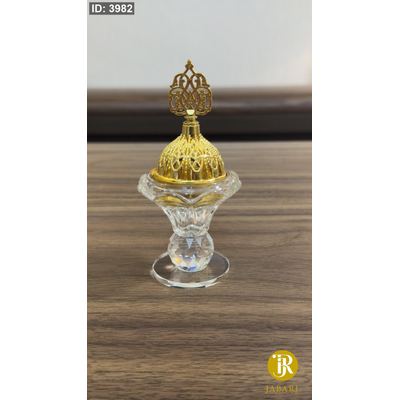 مباخر كرستال & طابة كرستال ( 13*7 سم )