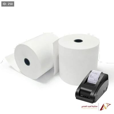 رول ورق حراري طابعة ماكنة باركود