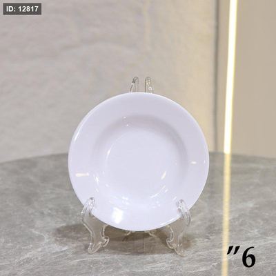 صحن مدور جور 6" ميلامين ابيض ASC612- W ++ج