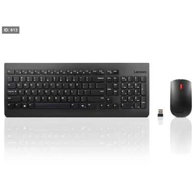 كيبورد + ماوس لا سلكي Lenovo 510 لون اسود