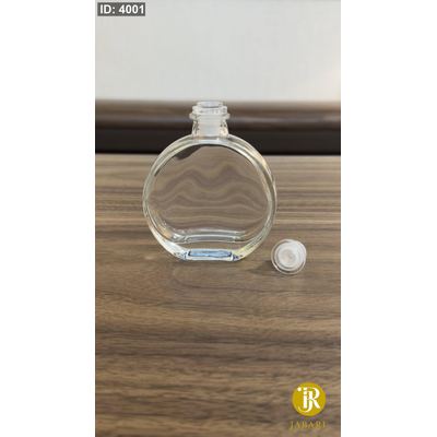 عبوة زجاج للعطر 100Ml & سدادة مطاط رأس أكريليك