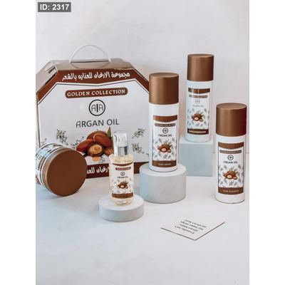 طقم العناية بالشعر بالارجان(golden collection)