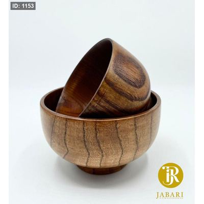 وعاء خشبي 12.5 *9 سم