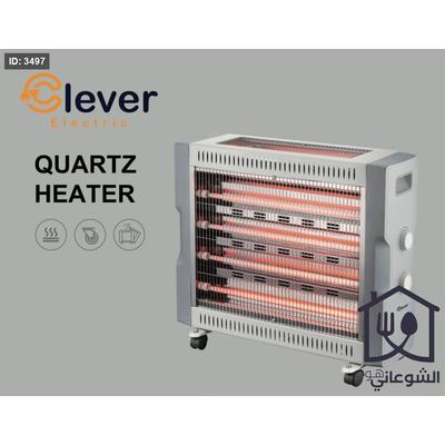 صوبة كهربائية حجم كبير 6 شمعات 2400W تحتوي 4 شمعات امامية و 2 شمعة علوية