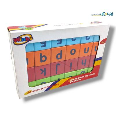 لعبة مكعبات خشبية احرف انجليزي
