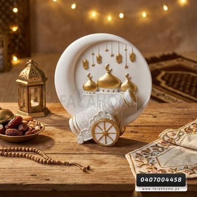 زينة رمضان / مدفع رمضان مع ماذن وهلال