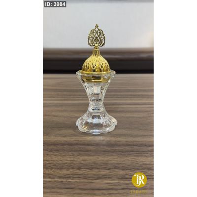 مباخر كرستال ذهبي ( 16*6.5 سم )