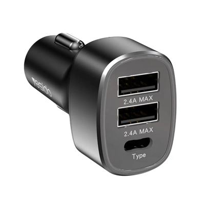 YESIDO Y47 49W PD + 2 USB Smart Car Charger