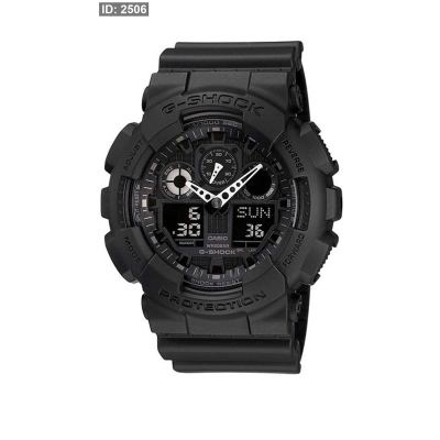 G-Shock Analog Digital Blackout Military Watch GA100-1A1