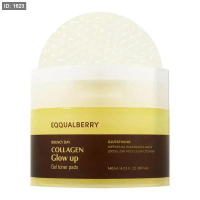 EQQUALBERRY Collagen Glow Up Gel Toner Pad 60 Pads