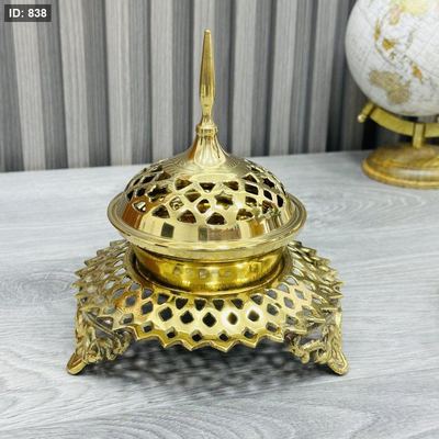 مبخرة نحاس هندي حجم كبير S1