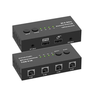 M:N6 موزع KVM/USB - مزامنة 4 منافذ