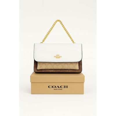 حقيبة كتف من كوتش – Coach New York، حجم القاعدة 21 سم