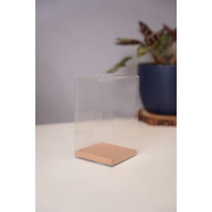 علب PVC مع قاعدة – 16*9*9 – 10 قطع