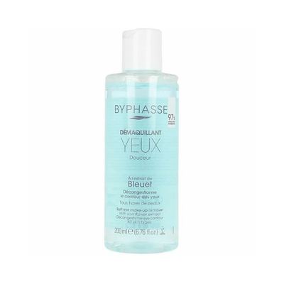 مزيل مكياج العيون بخلاصة زهرة الذرة من بايفيز | Byphasse Eye Makeup Remover With Cornflower Extract