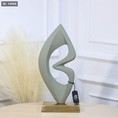 تحفة شكل ورقة 44سم بستاشيو GRG-26098A نحاس هندي %ه11