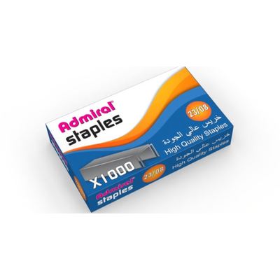 خريس كتب أدميرال حجم Admiral Staples 23/8