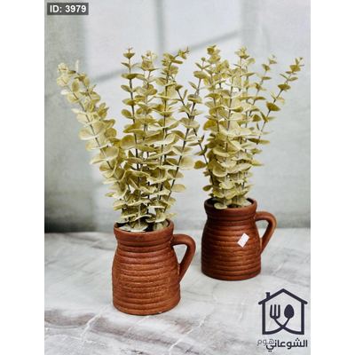 قوار ورد فخار بورسلان صغير 35CM