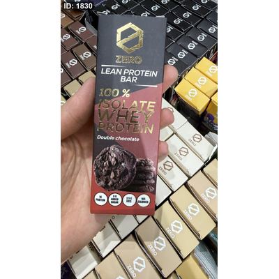 بروتين بار zero زيرو دبل شوكولاته عالي البروتين وخالي من السكر وزنه 50غرام