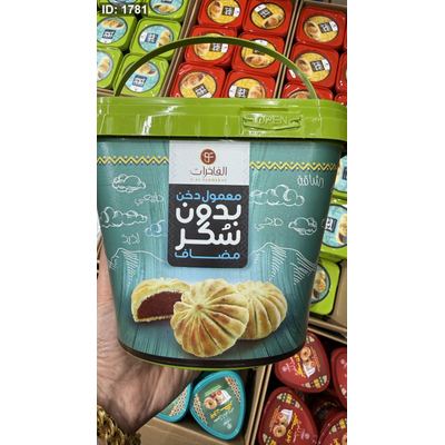 معمول محشي تمر بالدخن خالي من السكر وزنها 500 غرام