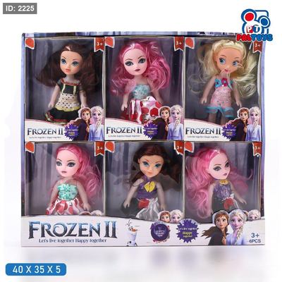 Frozen II Mini Dolls Set – ستاند مجموعة دمى فروزن 1/6