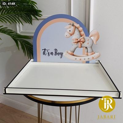 صواني خشب (26*34) & ضهر (22*34) CNC طباعة UV