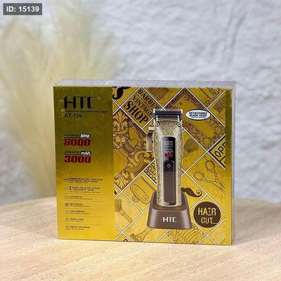 ماكنة HTC حلاقة ذقن A103/3 شاشة رقمية 3000ملي امبير قاعدة شحن 10رؤوس =WW